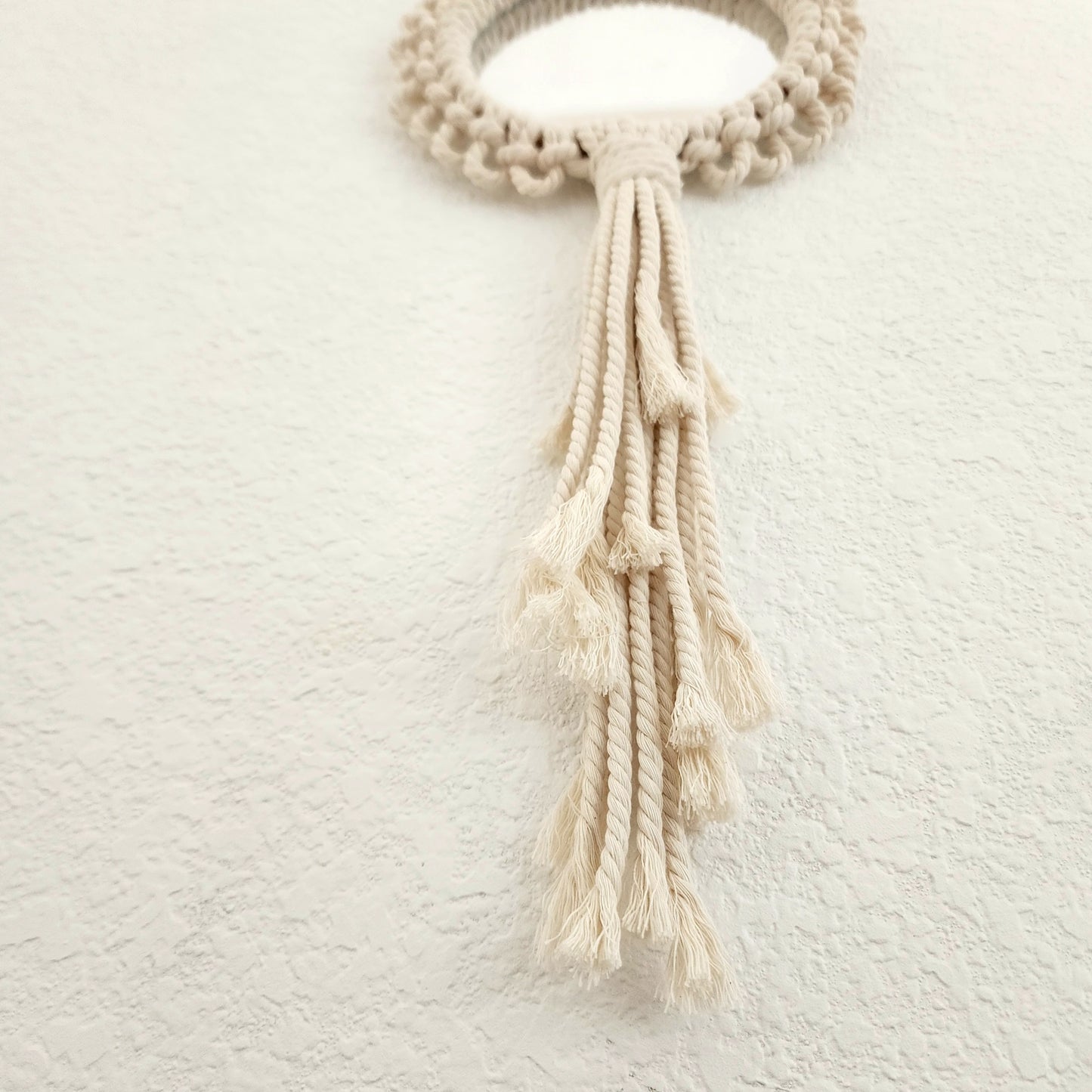 Mandala Wall Hanging with mirror, Boho Decor