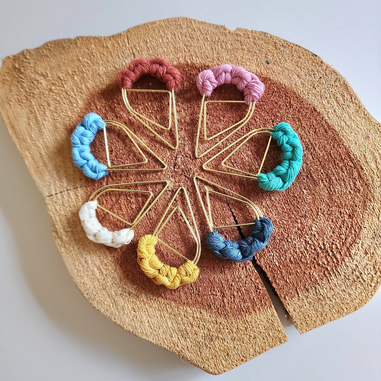 Macrame Minimalist Bookmark Charm