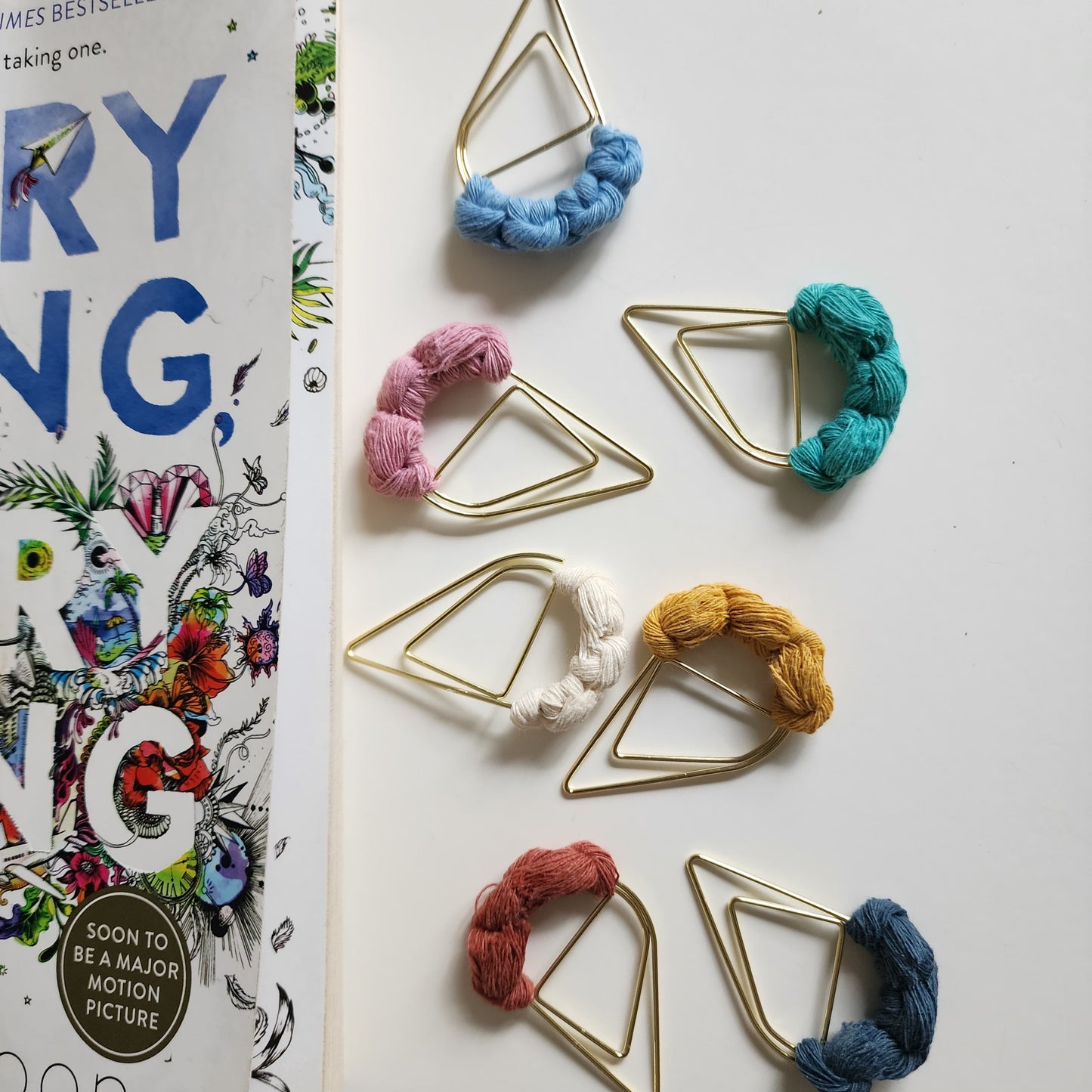 Macrame Minimalist Bookmark Charm