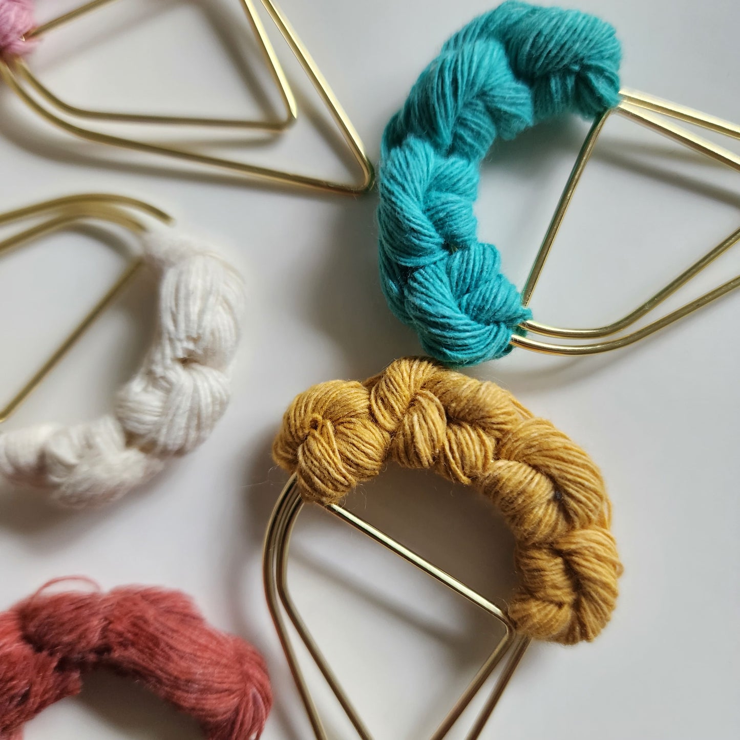 Macrame Minimalist Bookmark Charm