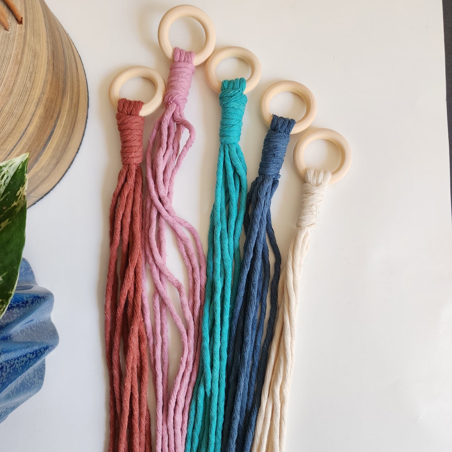 Beaded Macrame Plant Hanger- adjustable for Any different planters