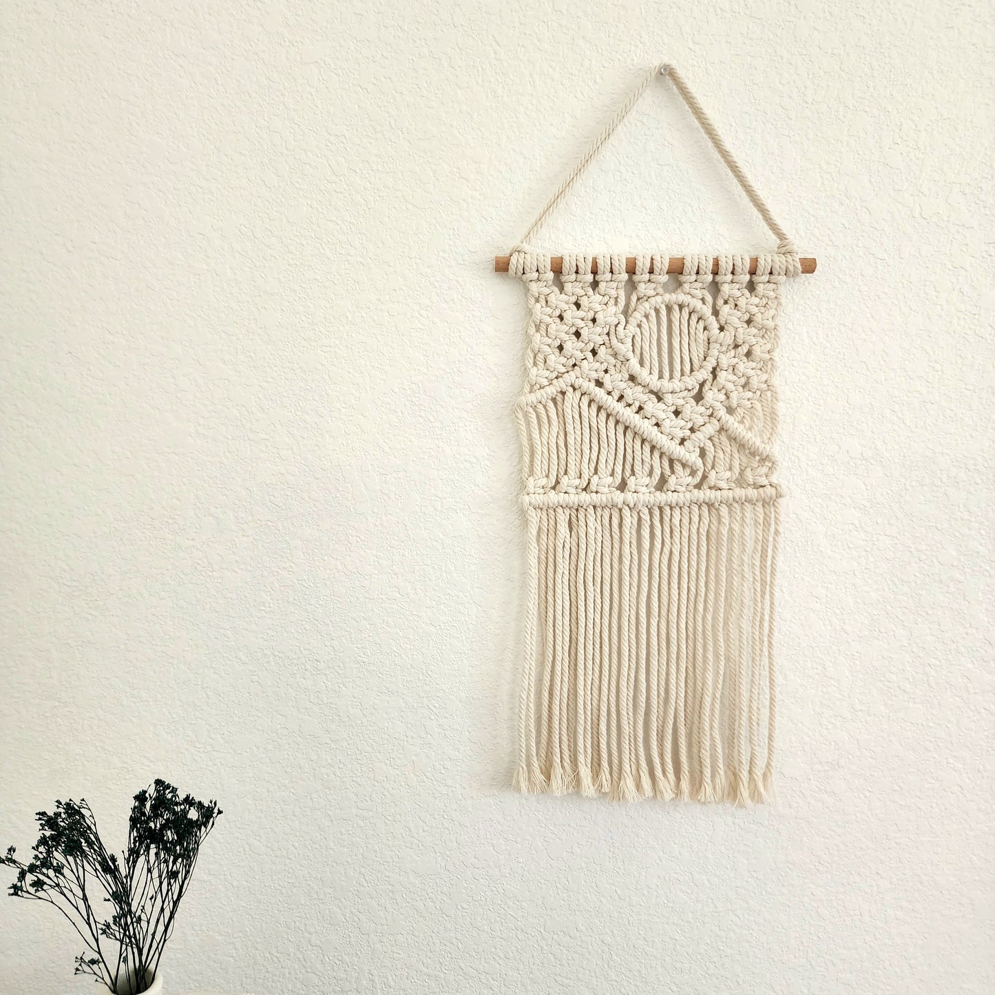 Landscape Wall Hanging, Handwoven Wall Tapestry
