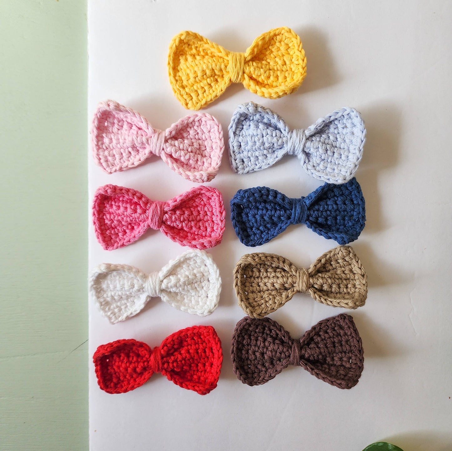 Handmade Bow Keychain | Cute Crochet Purse Charm WHOLESALE
