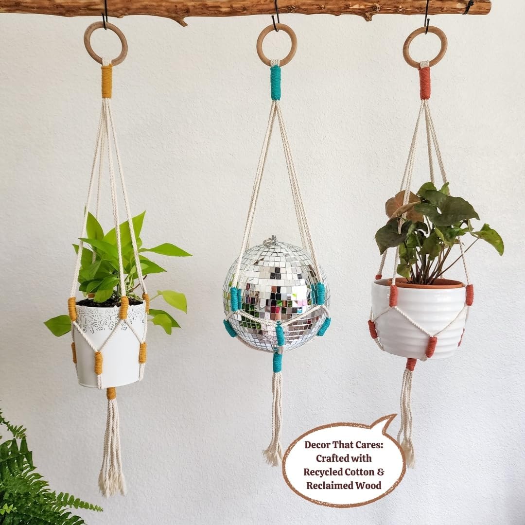 Color Block Plant Hangers (Cityscape)