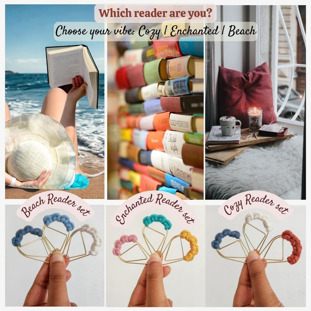 New Minimalist Bookmark (Beach Reader Set)