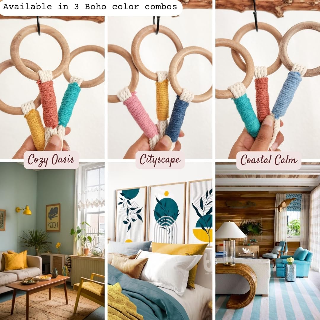 Color Block Plant Hangers (Cityscape)