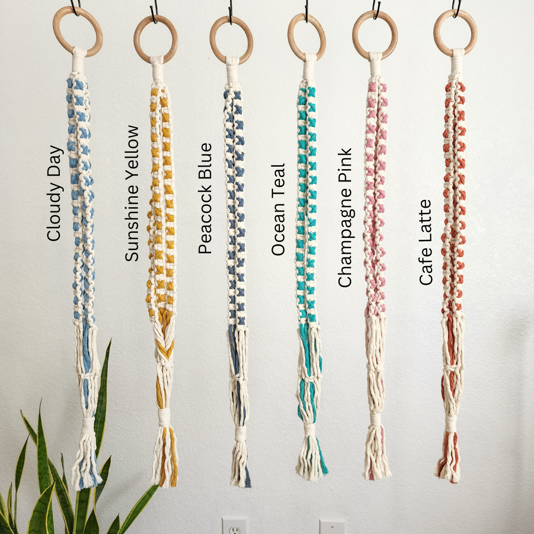 Boho Macrame Plant Hanger, Handmade Plant Accessories & Gift