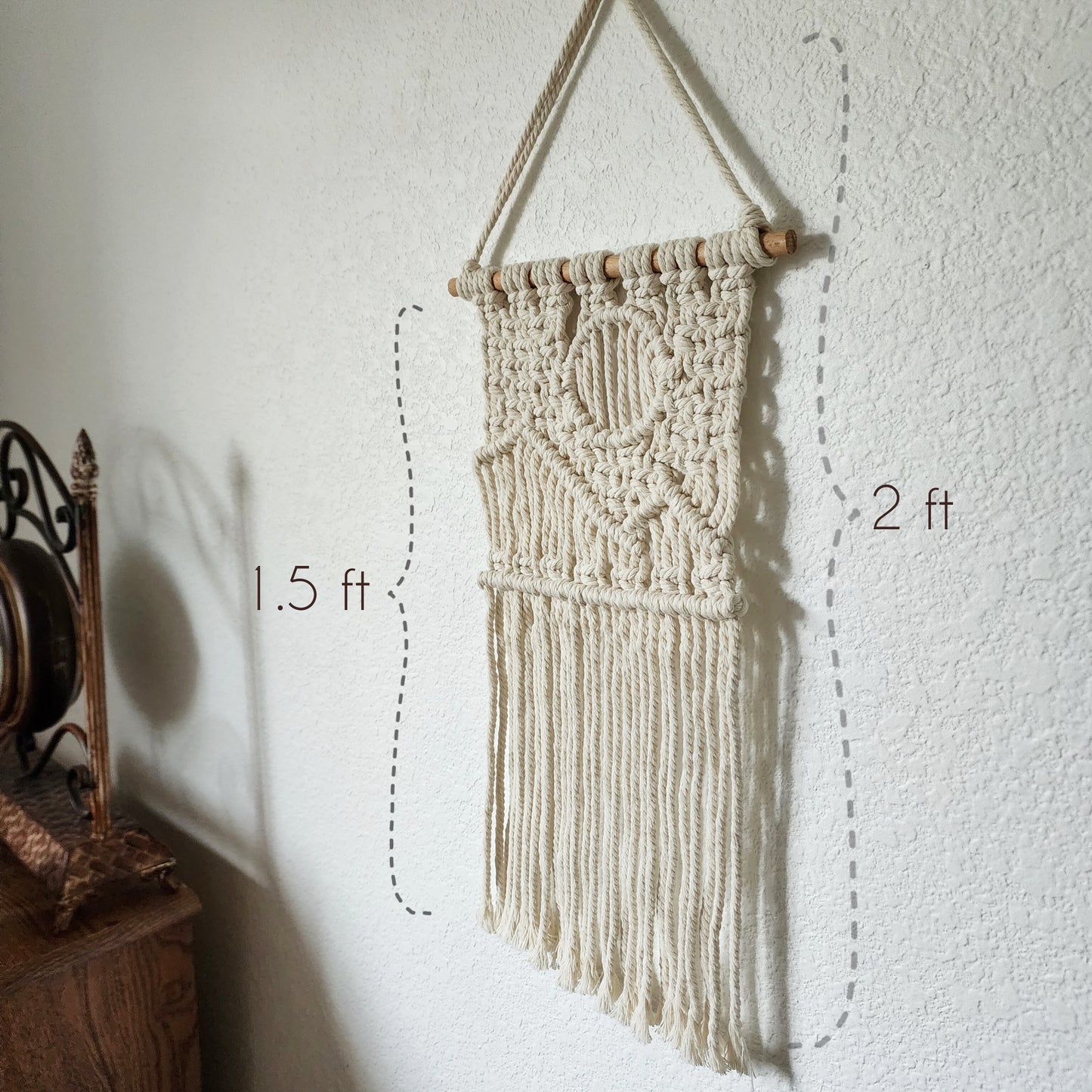 Landscape Wall Hanging, Handwoven Wall Tapestry
