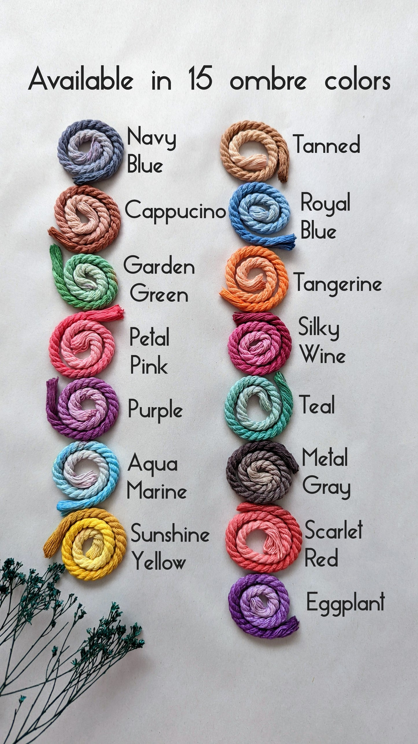 Handmade and Dip-Dyed Plant Hanger - 'Ivy' WHOLESALE