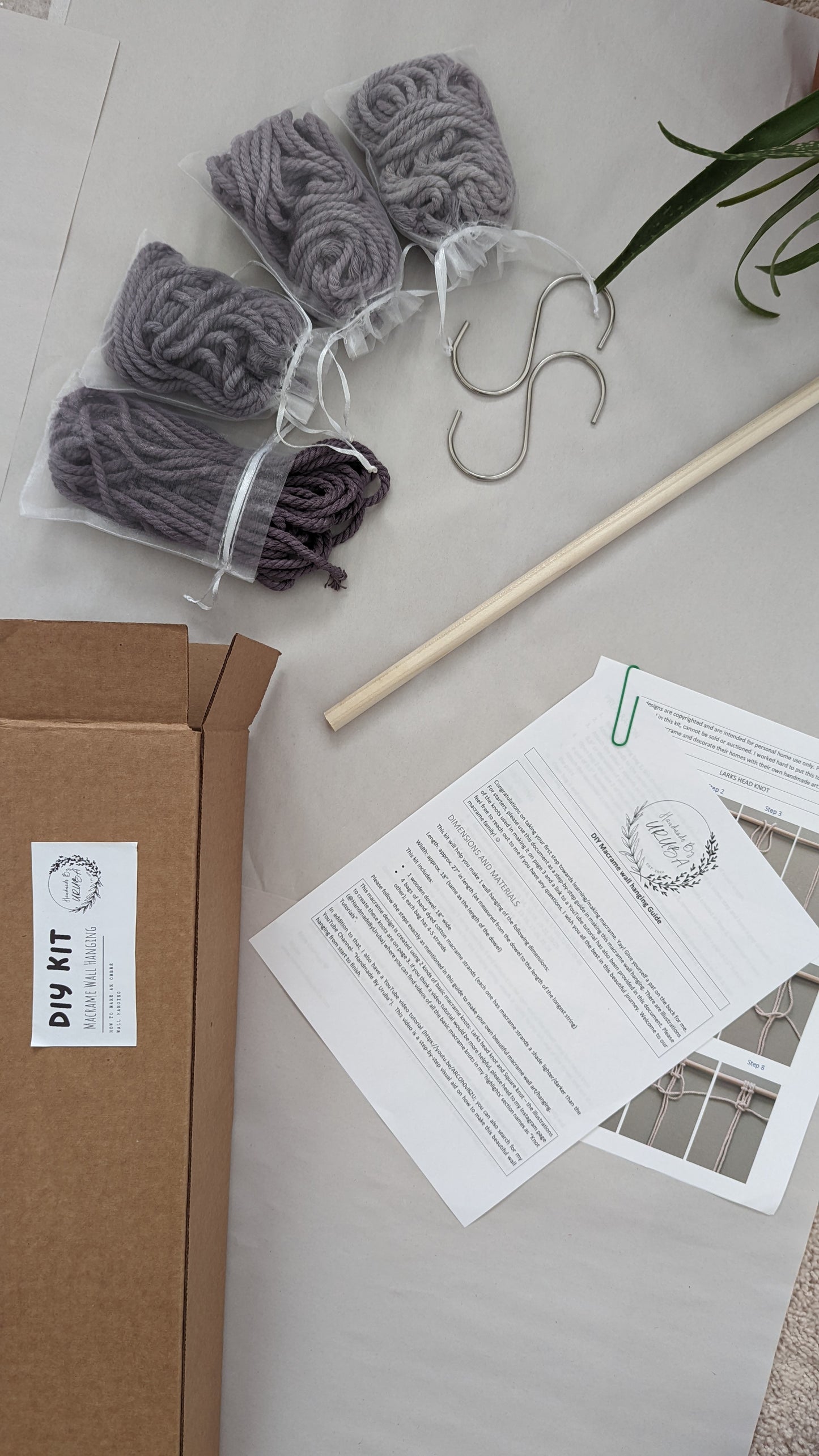 DIY Beginners Macrame Kit & Step-by-Step guide