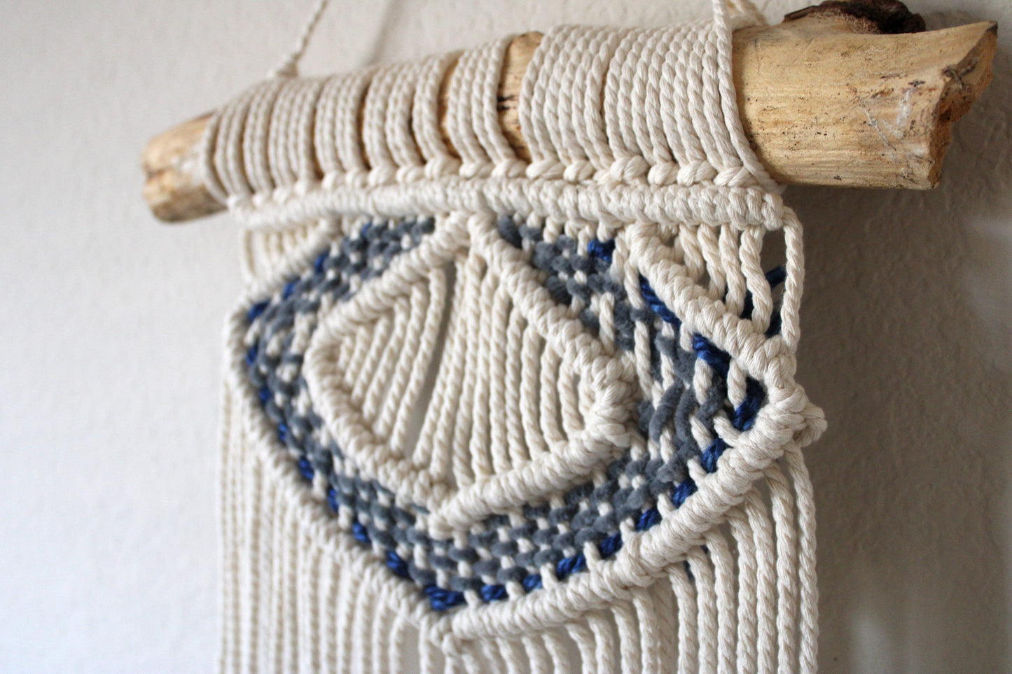 Macraweave Handmade Wall Hanging Art - 'Smokey'