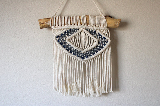 Macraweave Handmade Wall Hanging Art - 'Smokey'