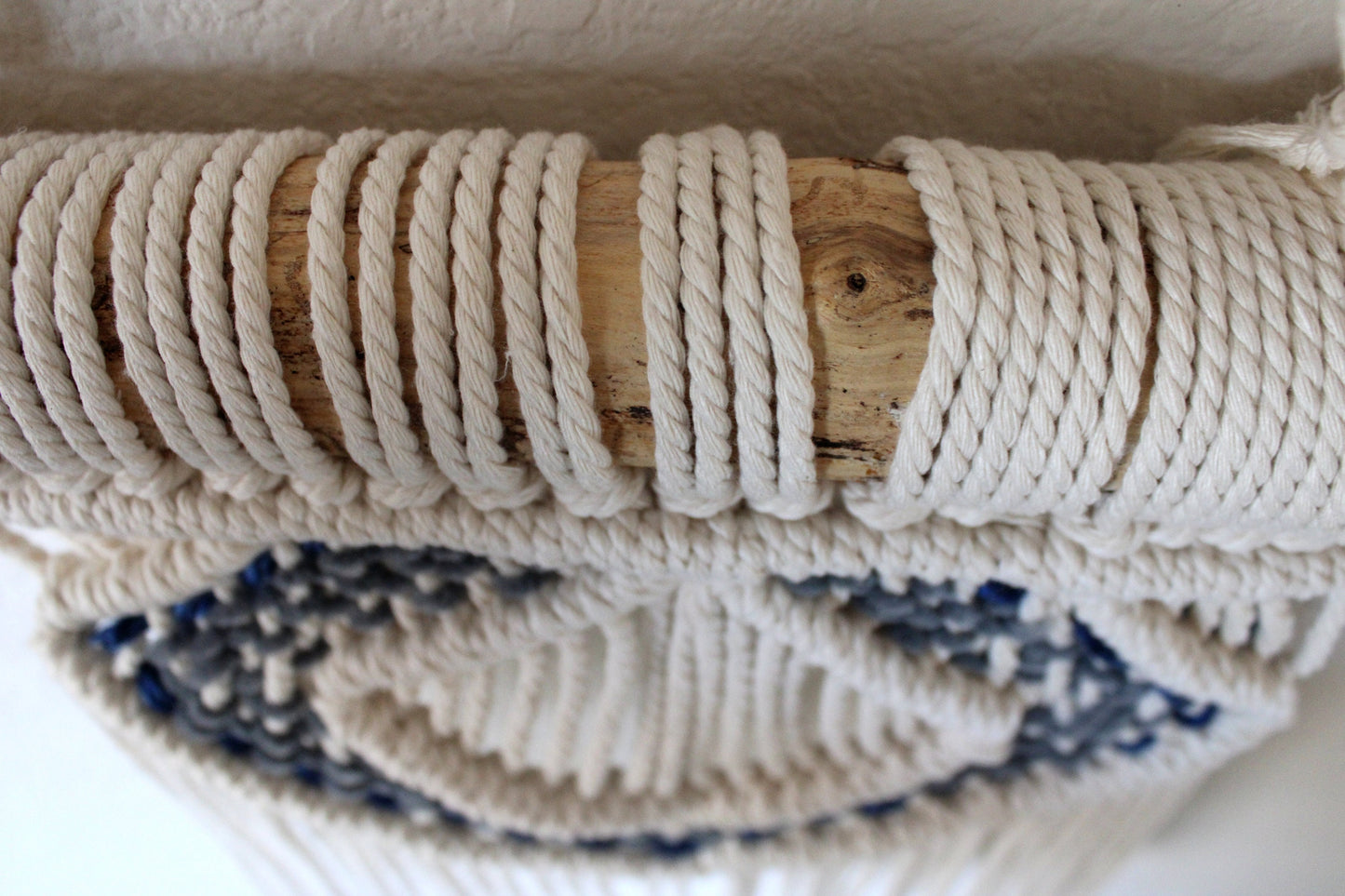 Macraweave Handmade Wall Hanging Art - 'Smokey'