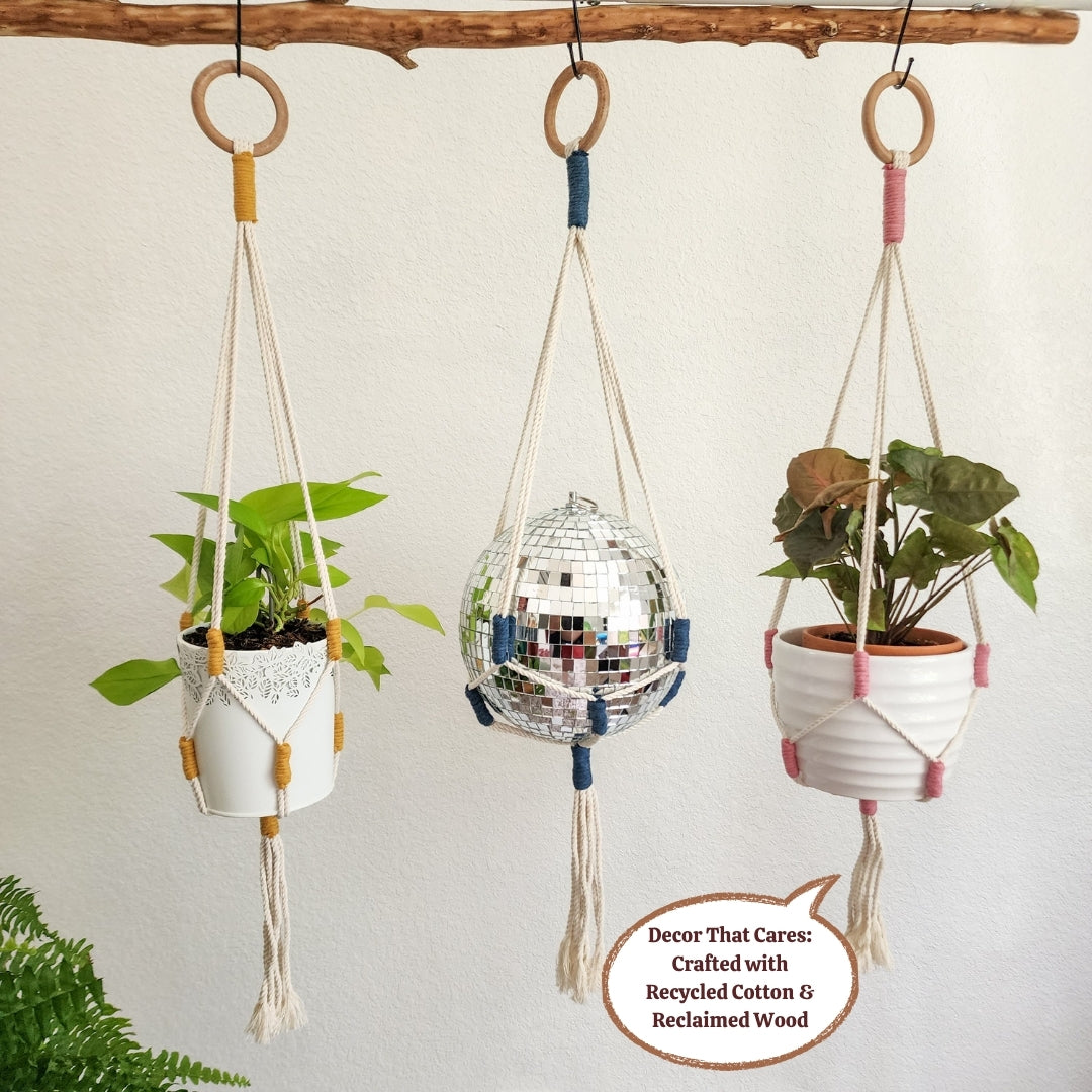 Color Block Plant Hangers
