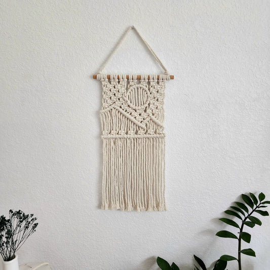 Landscape Wall Hanging, Handwoven Wall Tapestry, Boho Chic Bohemian Art Décor, Wall-mounted Bedroom Decor, Housewarming Modern Gift