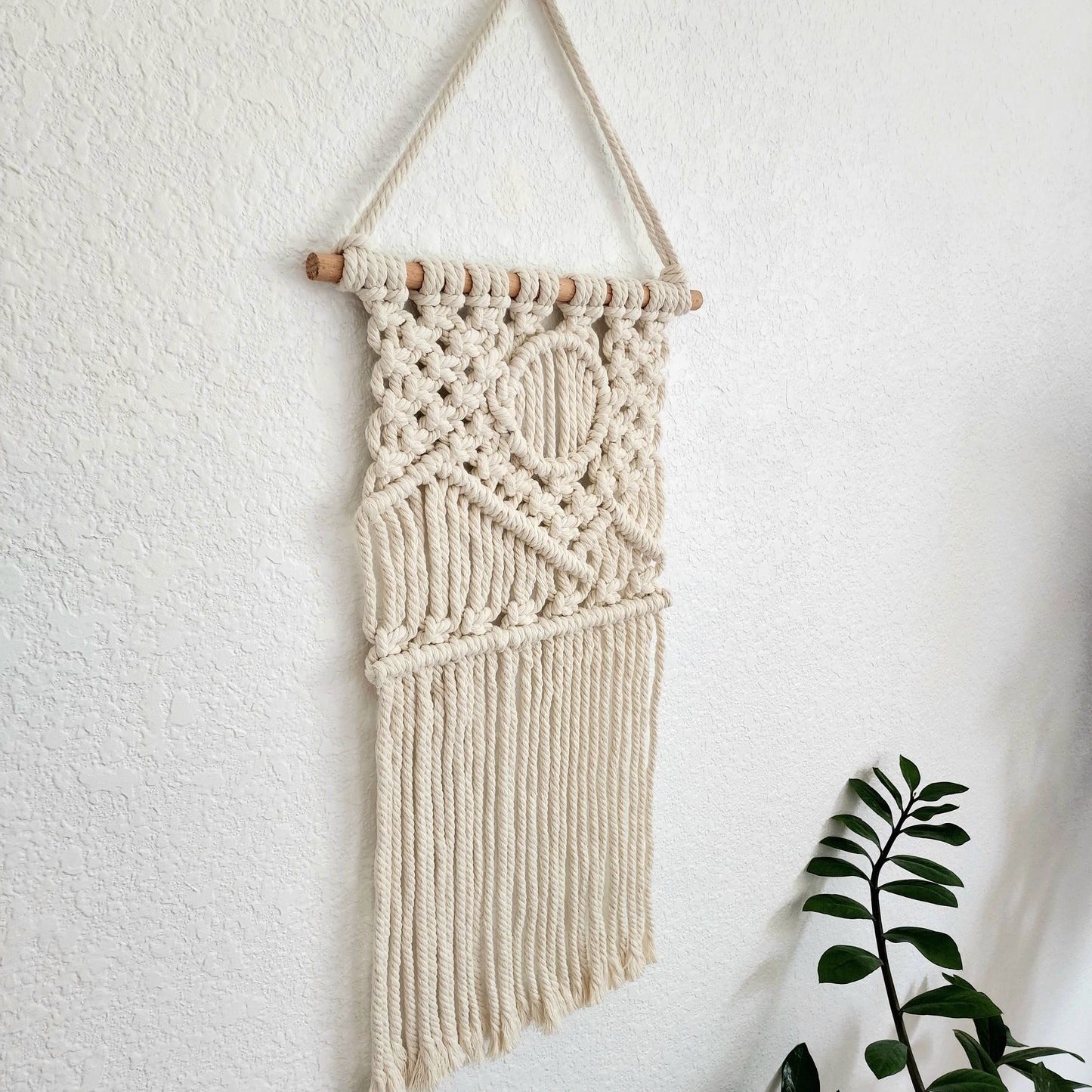 Landscape Wall Hanging, Handwoven Wall Tapestry, Boho Chic Bohemian Art Décor, Wall-mounted Bedroom Decor, Housewarming Modern Gift