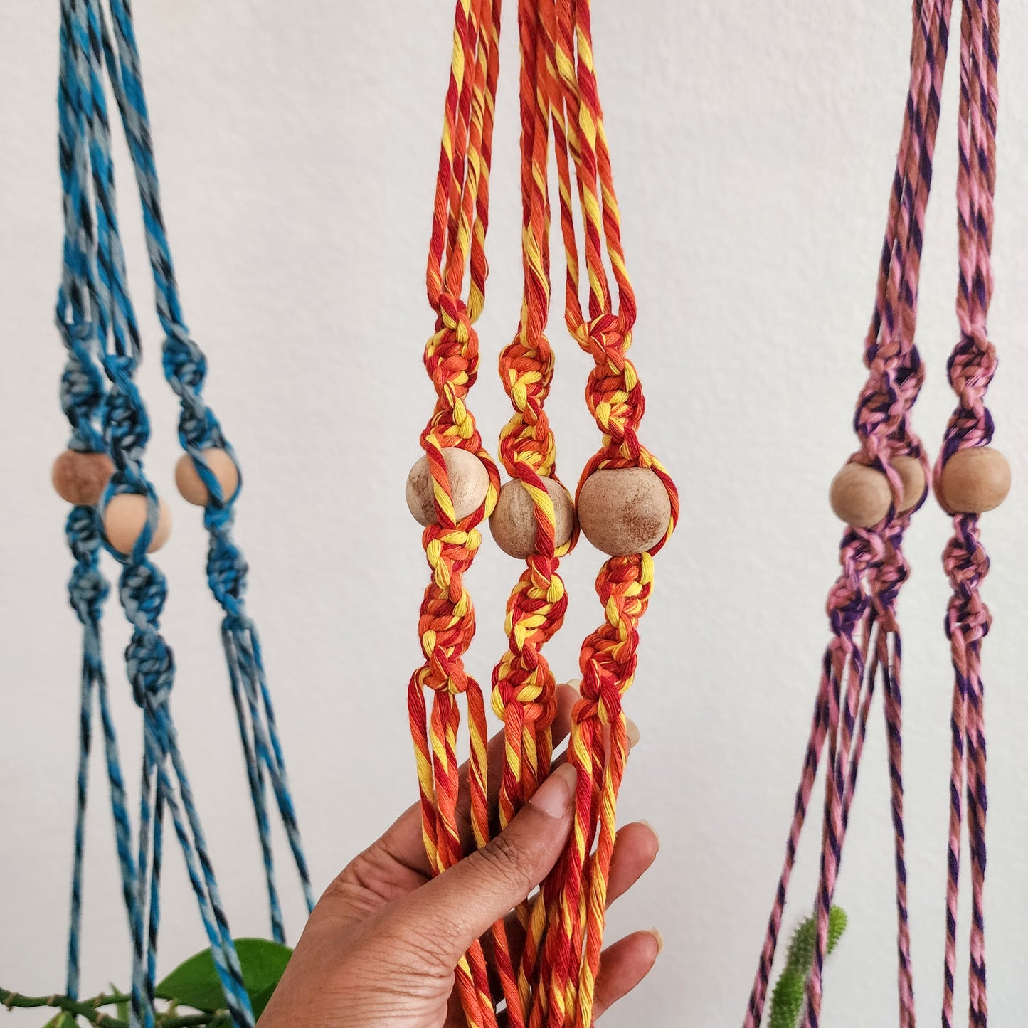 Twisted Harmony Macrame Plant Hanger| Pack of 5 - $10 each | WHOLESALE