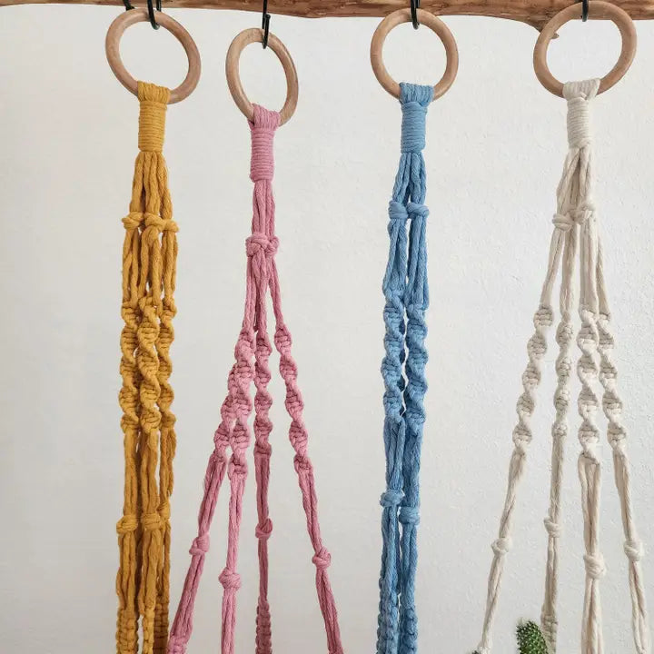 Modern Boho Eco Plant Hanger | Pack of 4 - $8 each | WHOLESALE