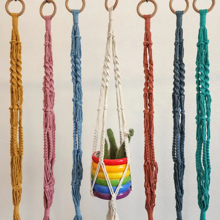 Modern Boho Eco Plant Hanger | Pack of 4 - $8 each | WHOLESALE