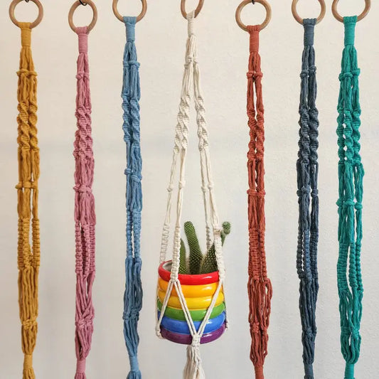 Modern Boho Eco Plant Hanger | Pack of 4 - $8 each | WHOLESALE