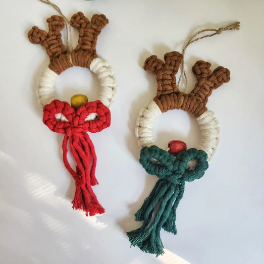 Christmas Tree Charm | Boho Holiday Decor | Tree Ornaments | Pack of 2 - $5 each | WHOLESALE