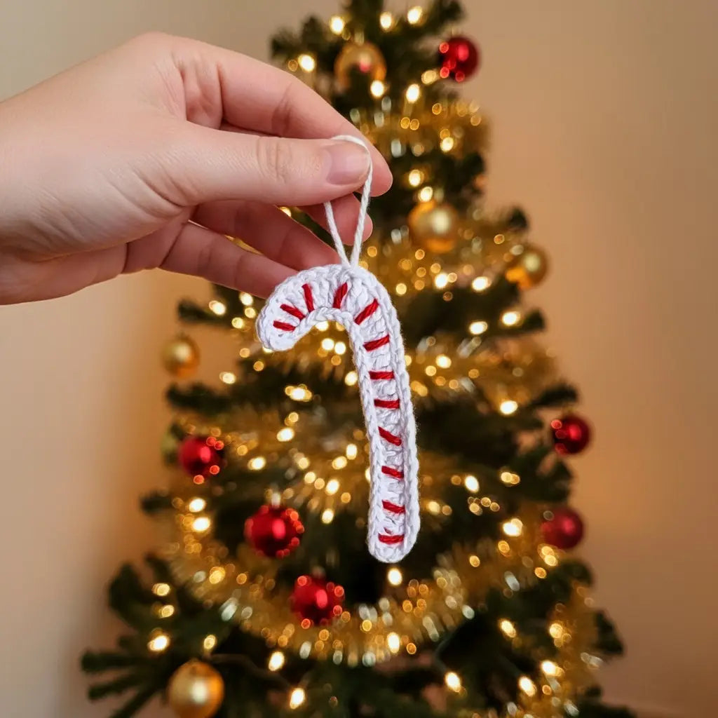 Crochet Christmas Ornament Gift Set | Eco-Friendly Holiday | Pack of 5 - $5 each | WHOLESALE