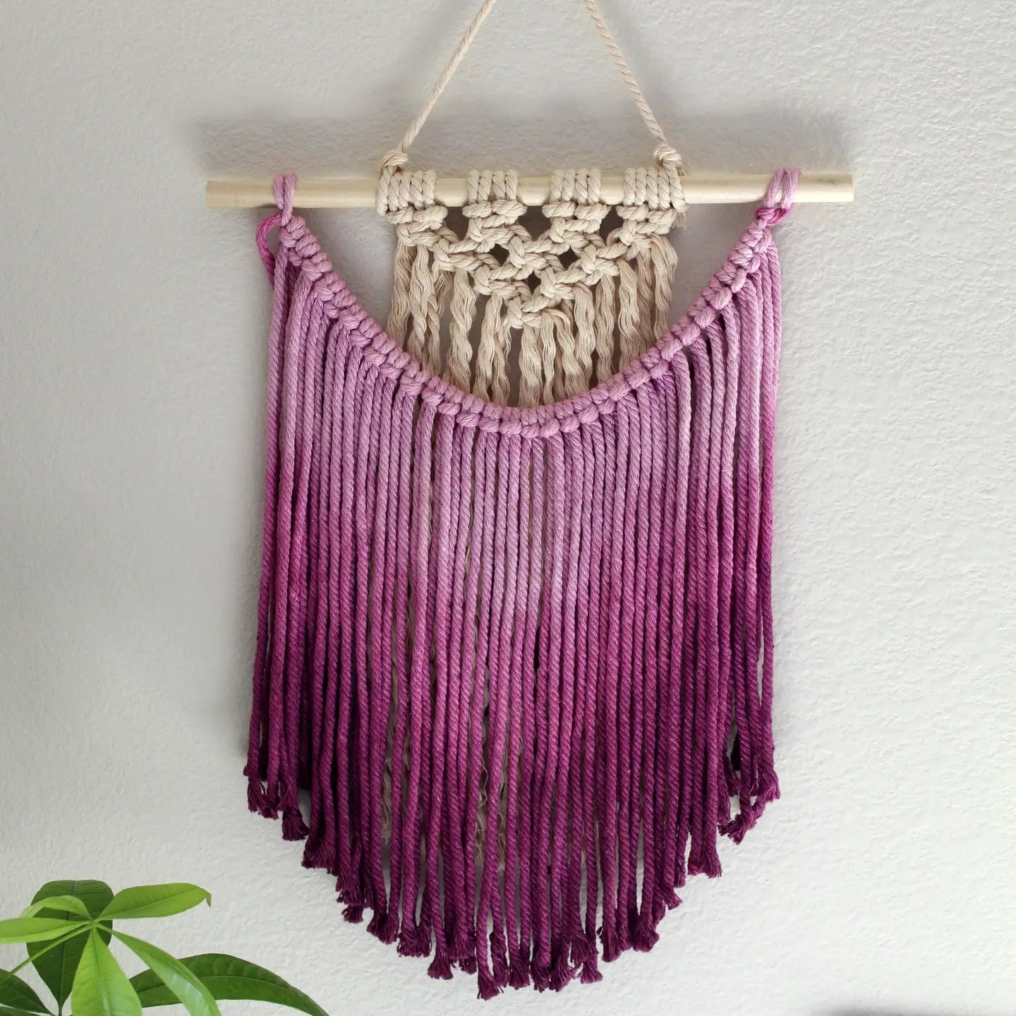 Ombre Handmade Macrame Wall Art | available in 15+ shades | Pack of 3 - $15 each | WHOLESALE