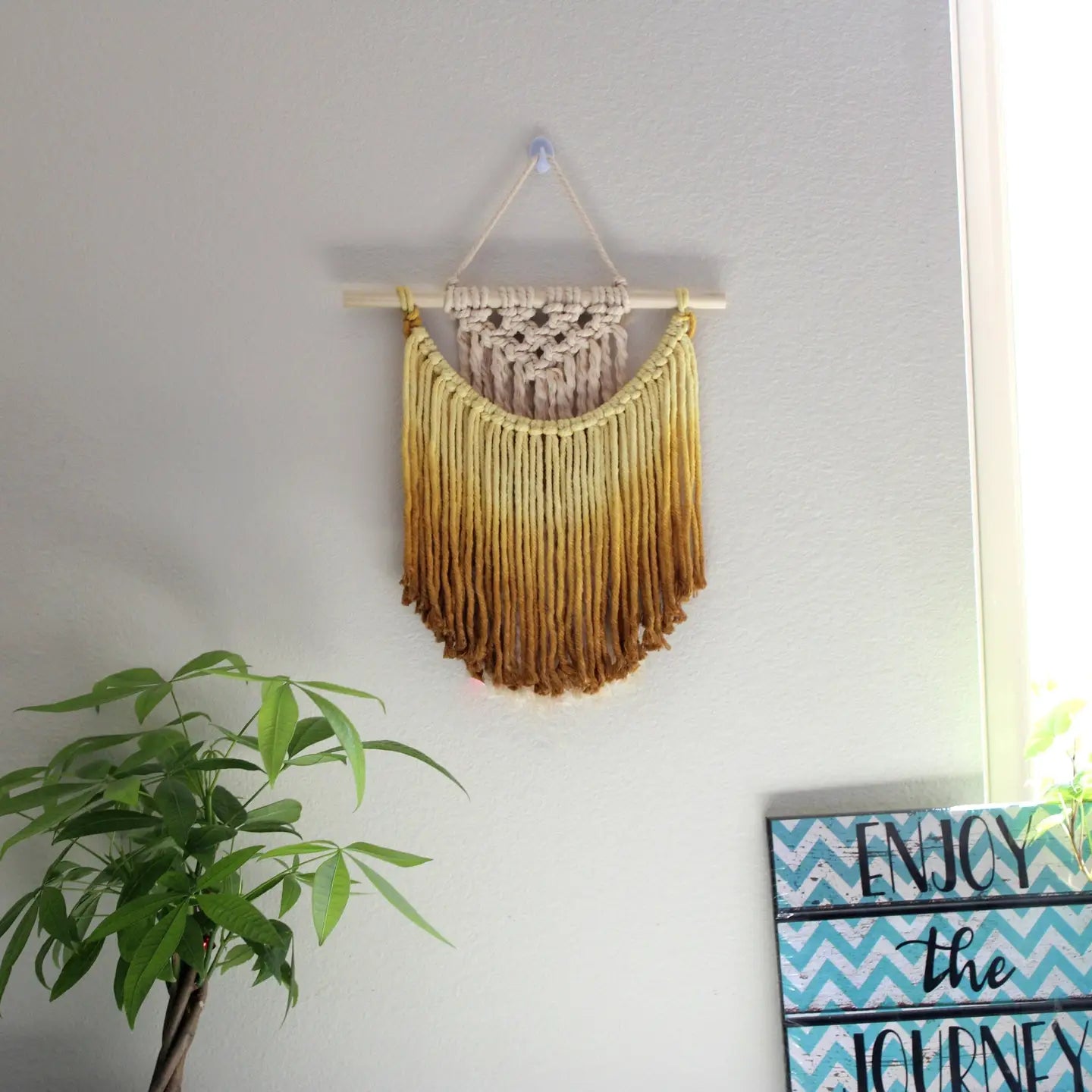 Ombre Handmade Macrame Wall Art | available in 15+ shades | Pack of 3 - $15 each | WHOLESALE