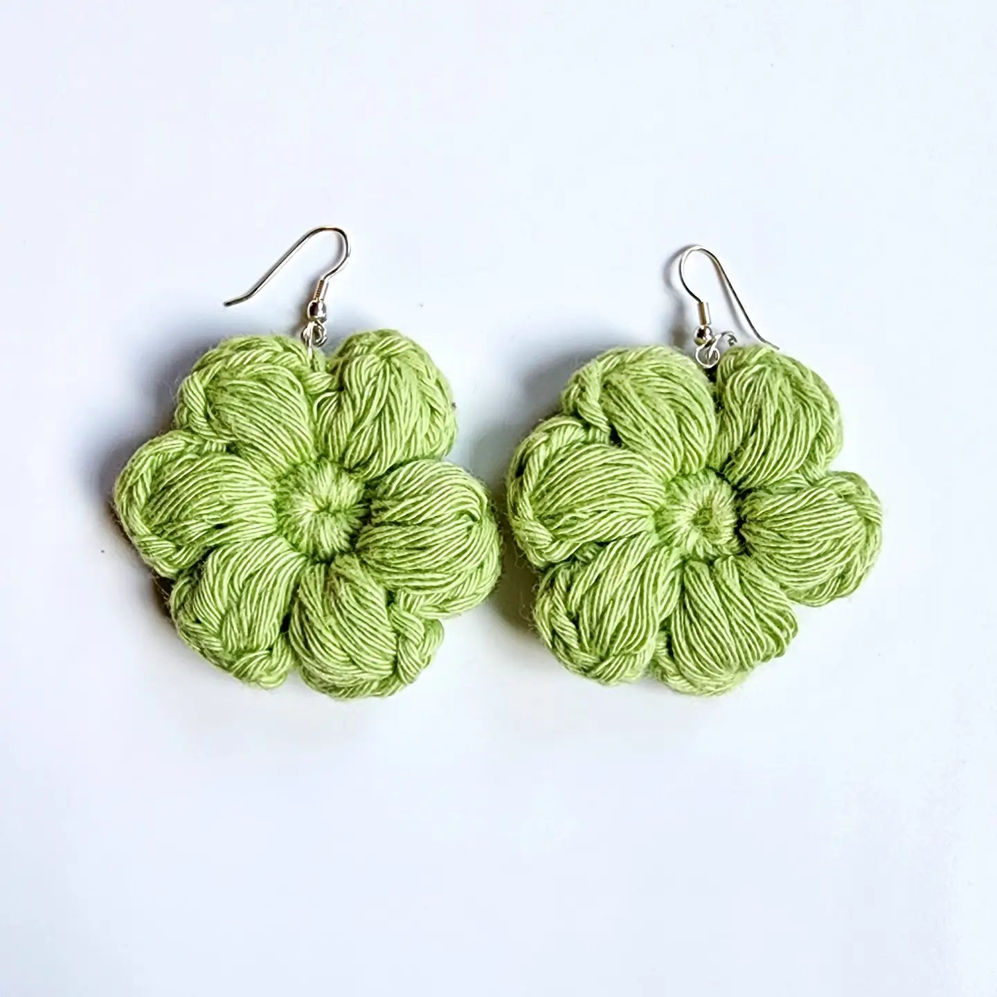 Petal Bloom Earrings | Handmade Crochet Flower Earrings – Pack of 3 - $5 each WHOLESALE