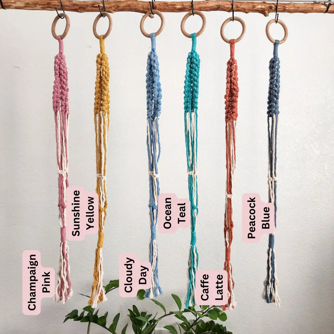 Plant Hanger, Handmade Plant Accessories & Gift, Boho Decor | Pack of 3 - $8 each | WHOLESALE
