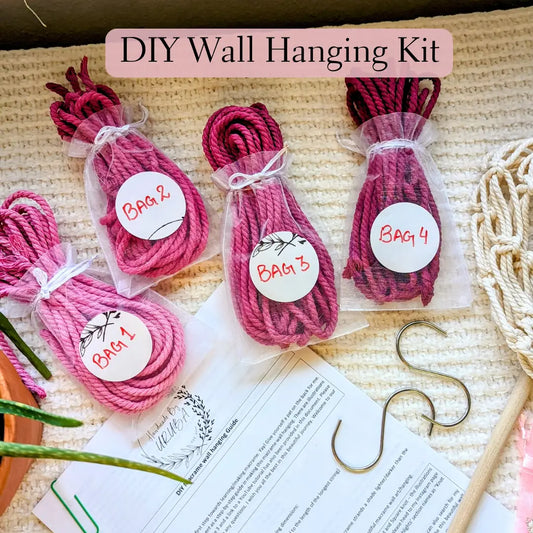 DIY Beginners Macrame Kit & Step-by-Step guide - Pack of 3 - $10 each WHOLESALE