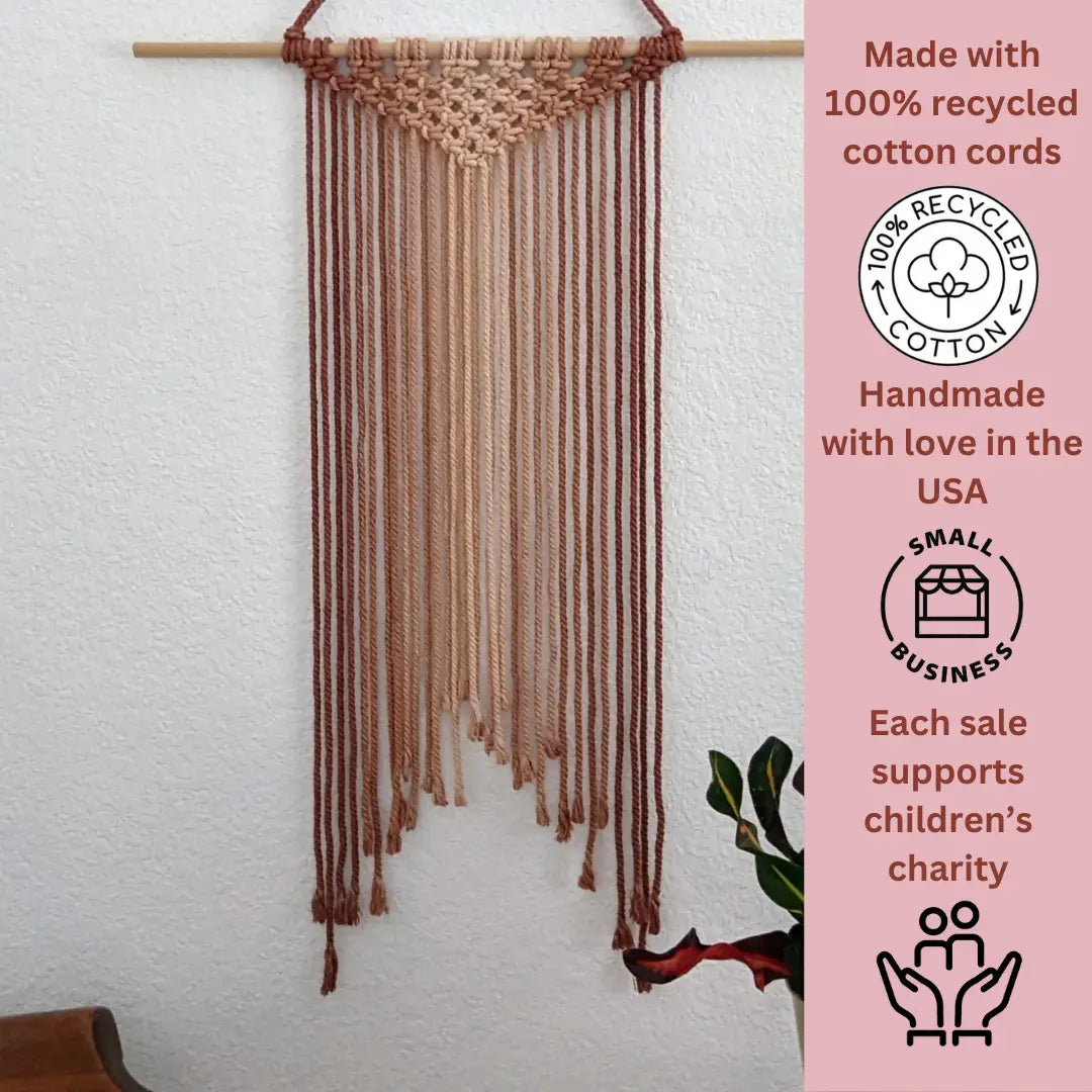DIY Beginners Macrame Kit & Step-by-Step guide - Pack of 3 - $10 each WHOLESALE