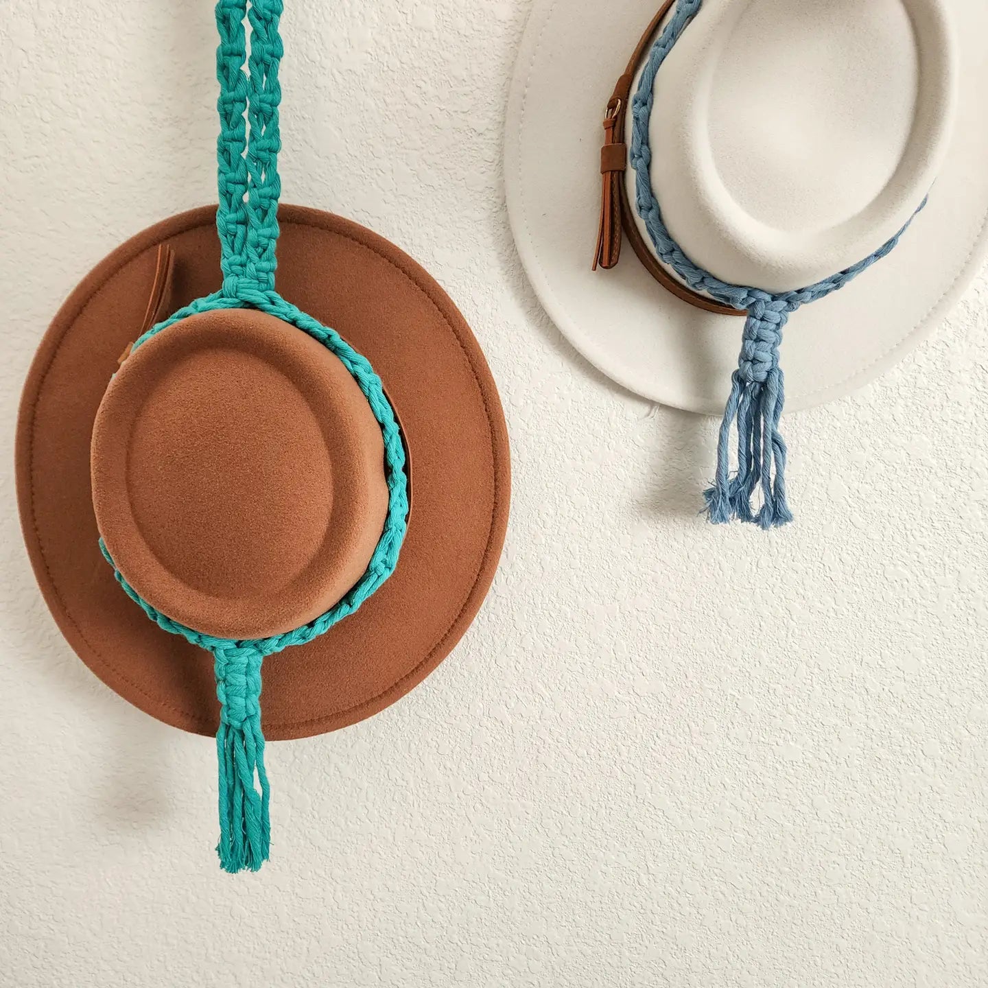 Macrame Hat Hanger | Stylish Wall-Mounted Organizer Pack of 4 WHOLESALE