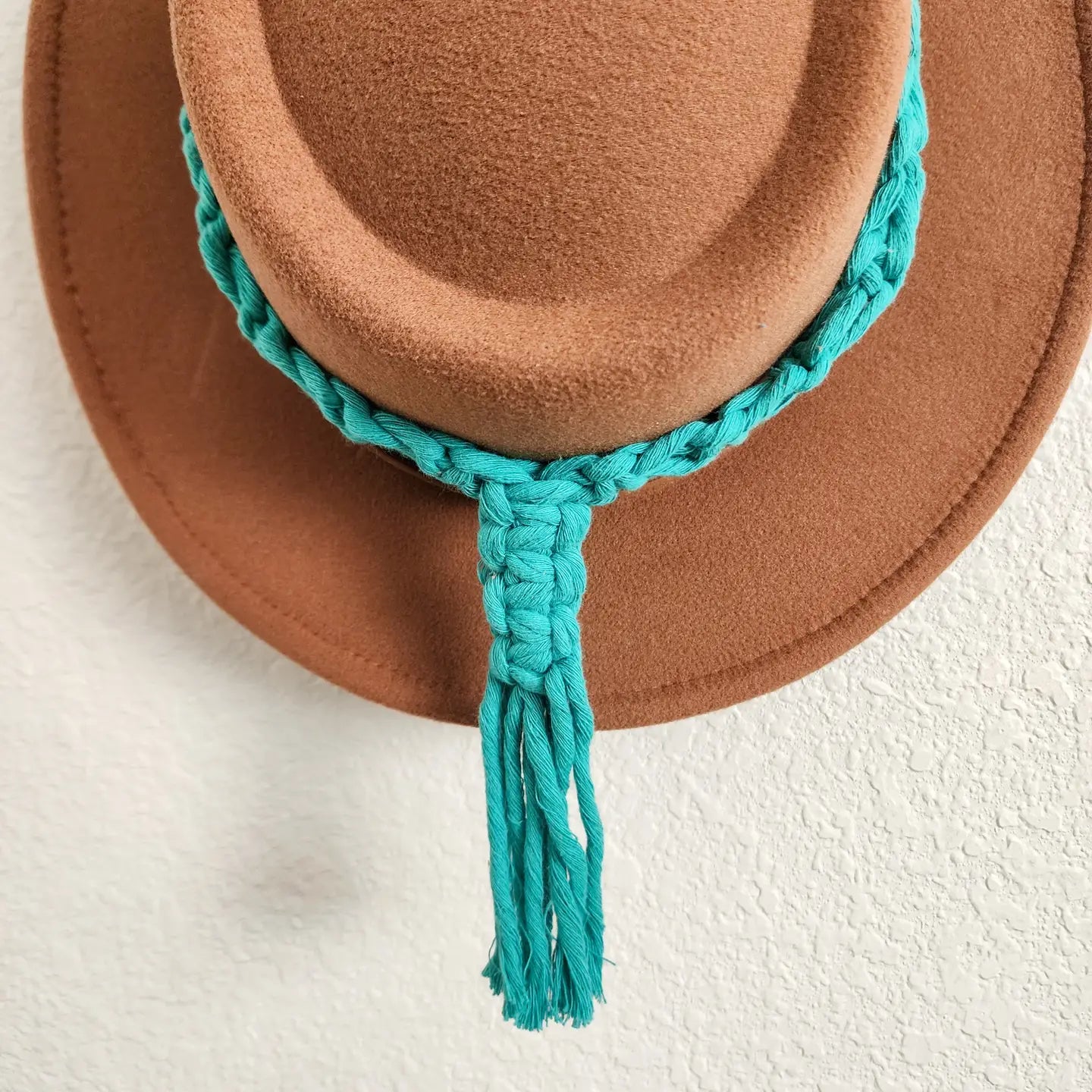 Macrame Hat Hanger | Stylish Wall-Mounted Organizer Pack of 4 WHOLESALE