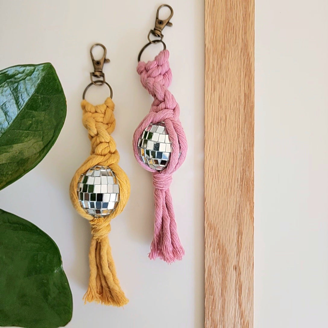 Disco on sale ball keyring