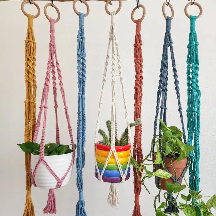 Modern Boho Eco Plant Hanger | Pack of 4 - $8 each | WHOLESALE