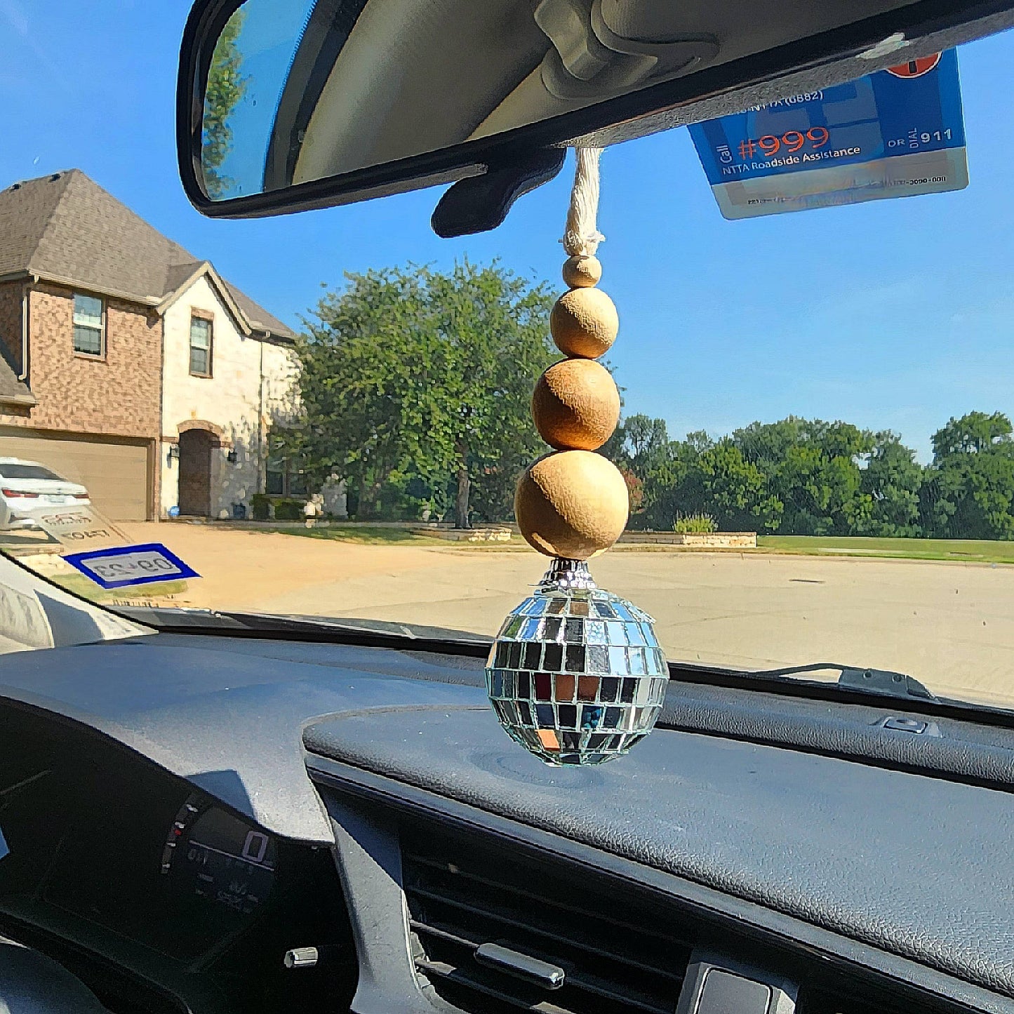 Disco Ball Car Charm & Oil Diffuser, Retro Car Accessories WHOLESALE