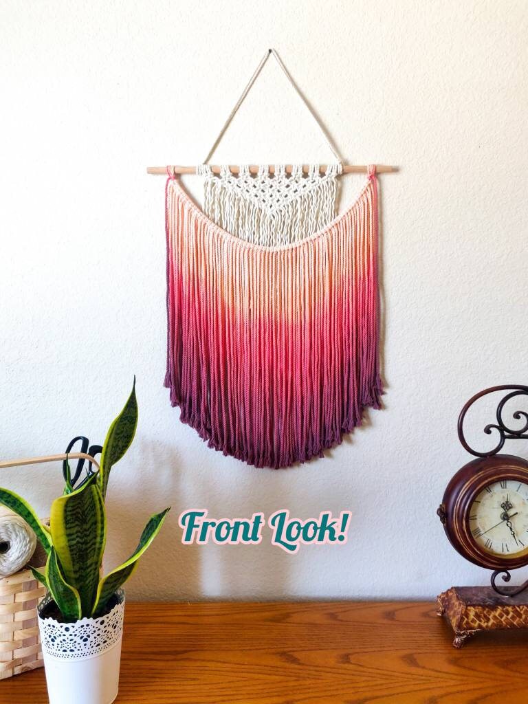 Macrame dyed discount