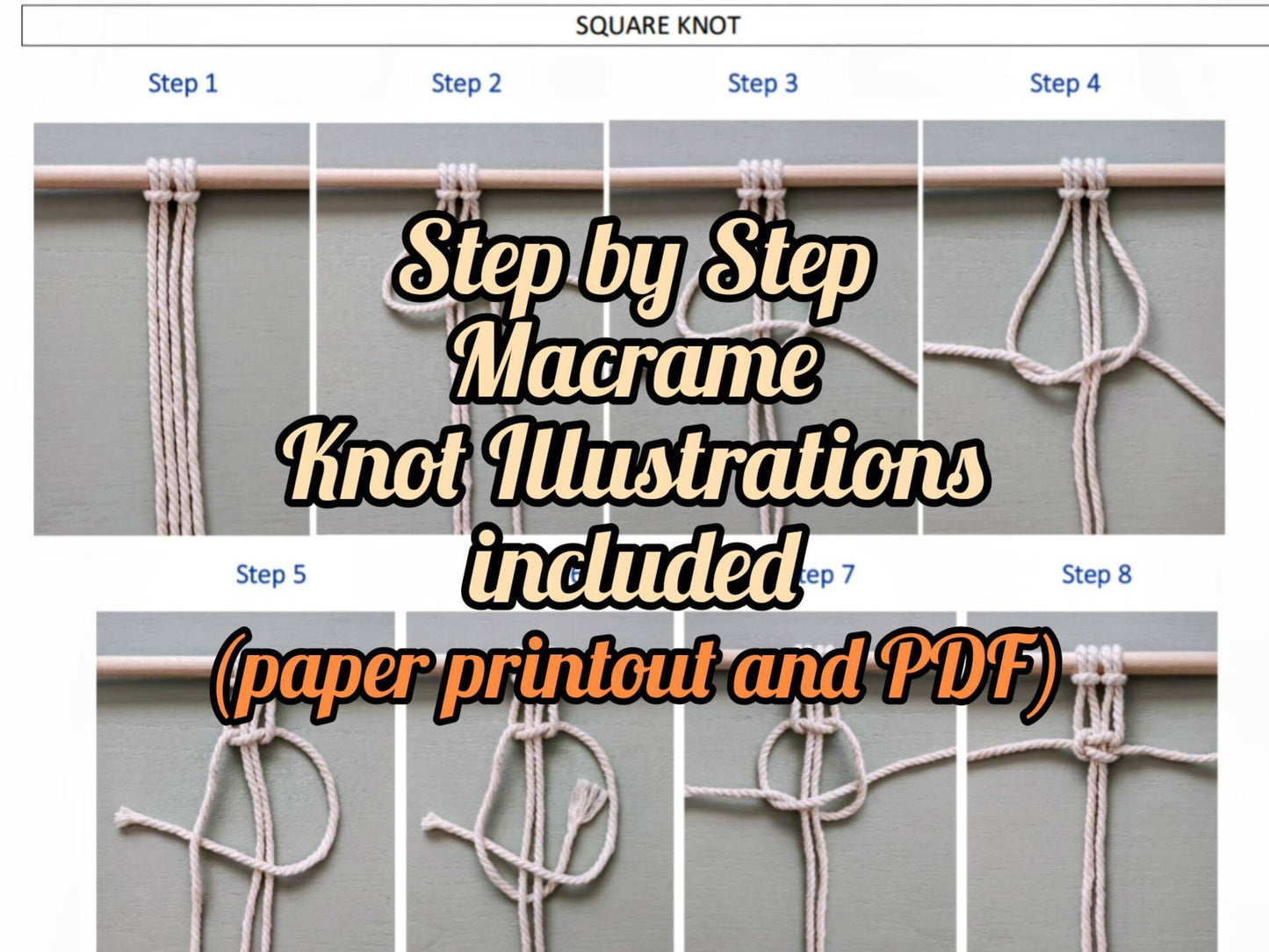 DIY Beginners Macrame Kit & Step-by-Step guide