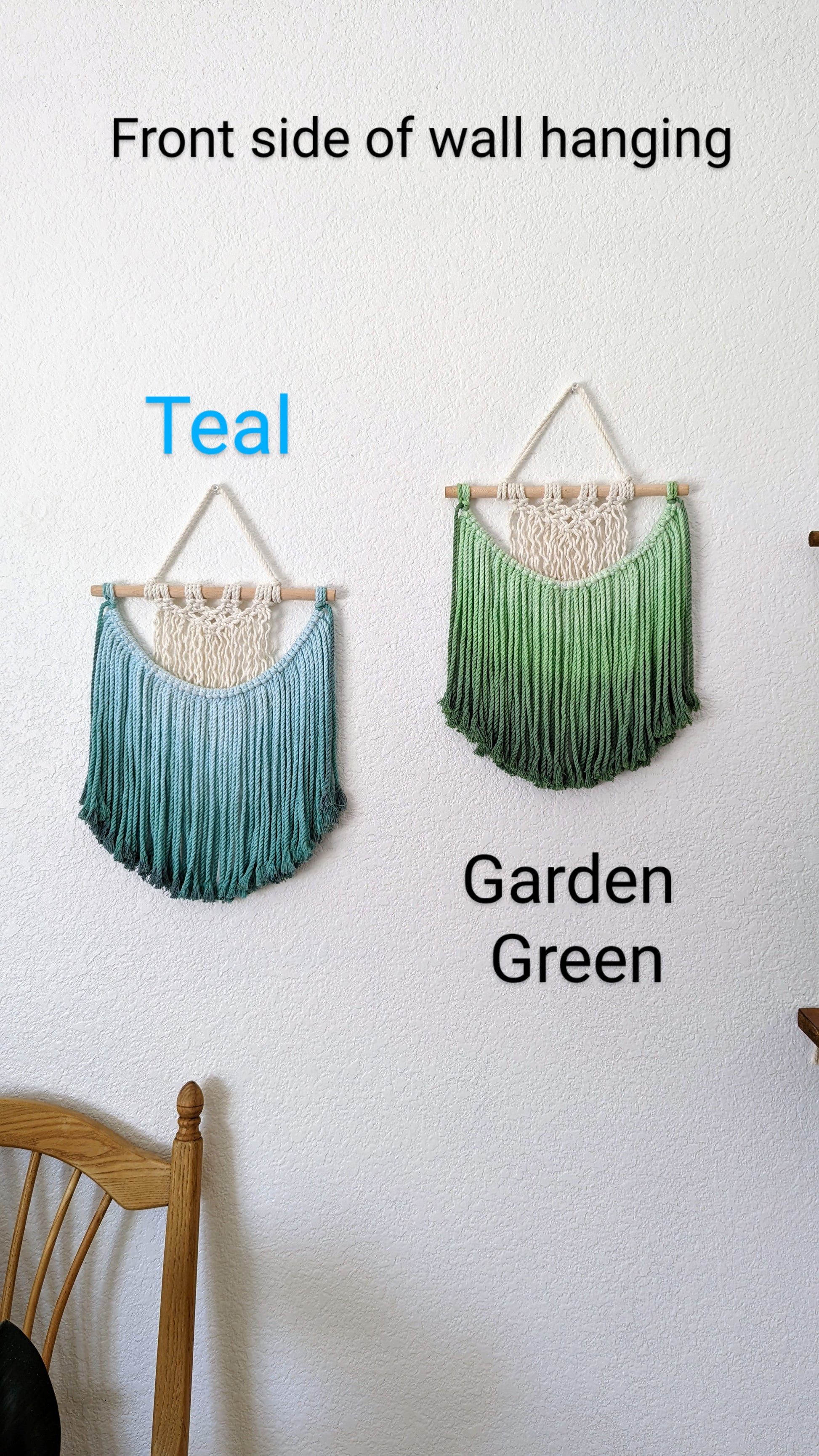 Petit Macramé Mural / Small Macrame Wall Hanging 