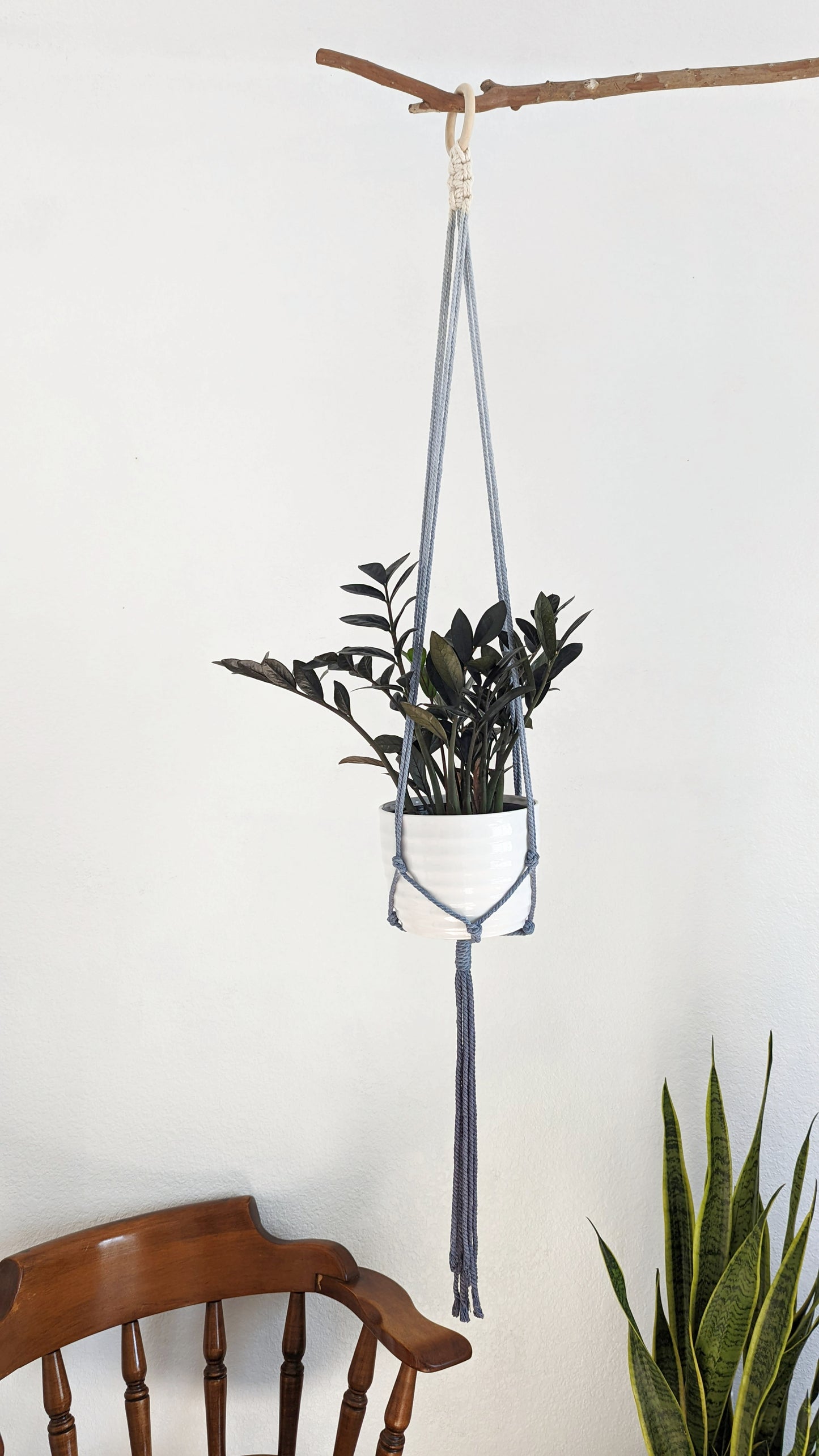 Handmade and Dip-Dyed Plant Hanger - 'Ivy' WHOLESALE