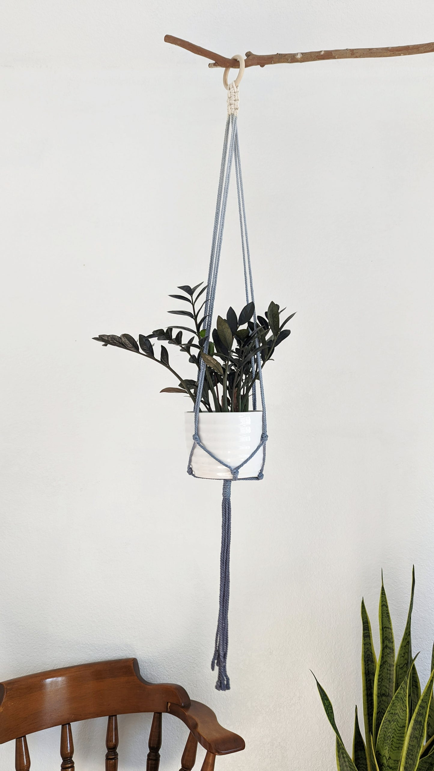 Handmade and Dip-Dyed Plant Hanger - 'Ivy' WHOLESALE