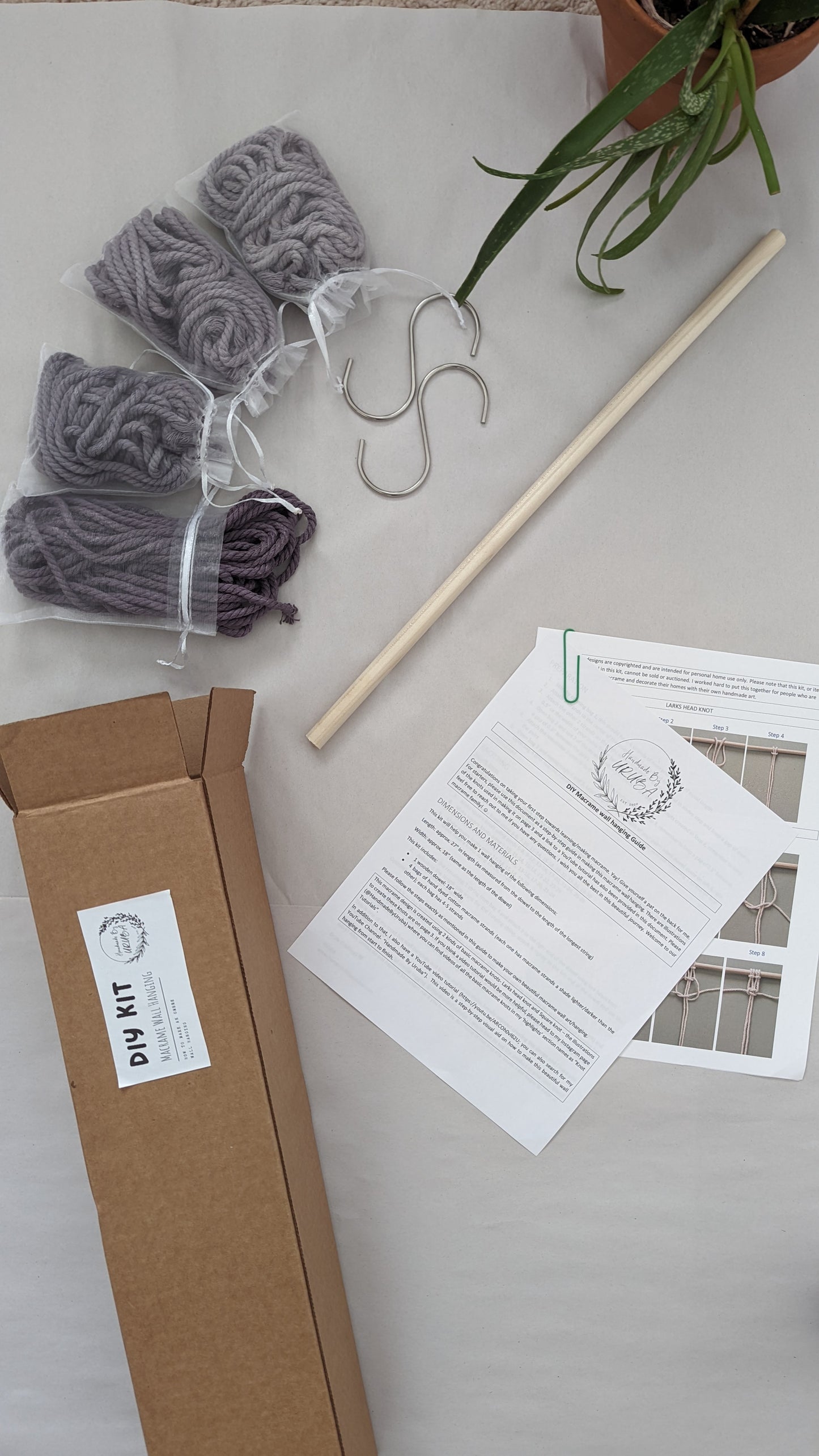 DIY Beginners Macrame Kit & Step-by-Step guide